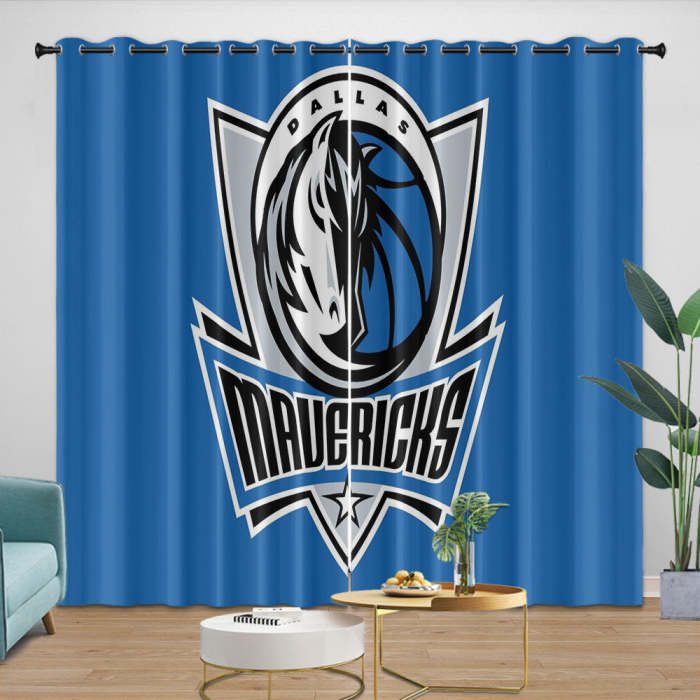 Dallas Mavericks Curtains Blackout Window Drapes Room Decoration