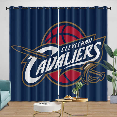 Cleveland Cavaliers Curtains Blackout Window Drapes Room Decoration