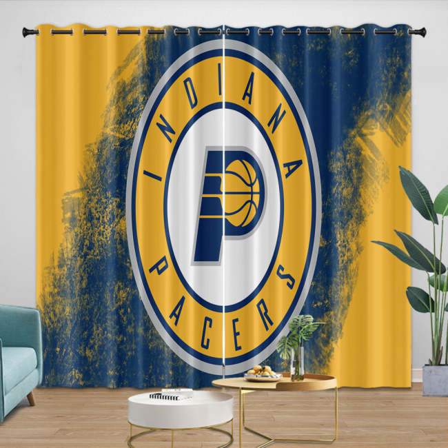 Indiana Pacers Curtains Blackout Window Drapes Room Decoration