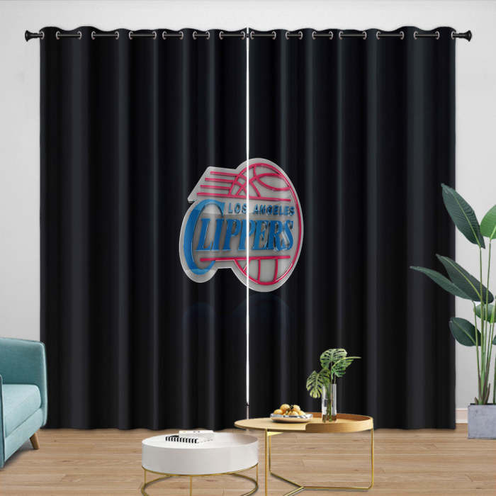 Los Angeles Clippers Curtains Blackout Window Drapes Room Decoration