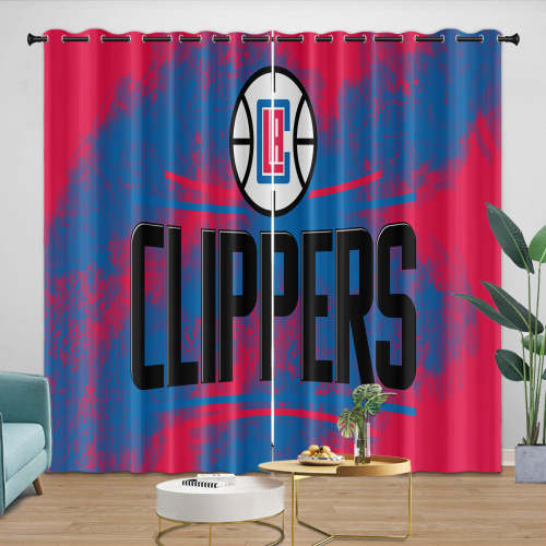 Los Angeles Clippers Curtains Blackout Window Drapes Room Decoration