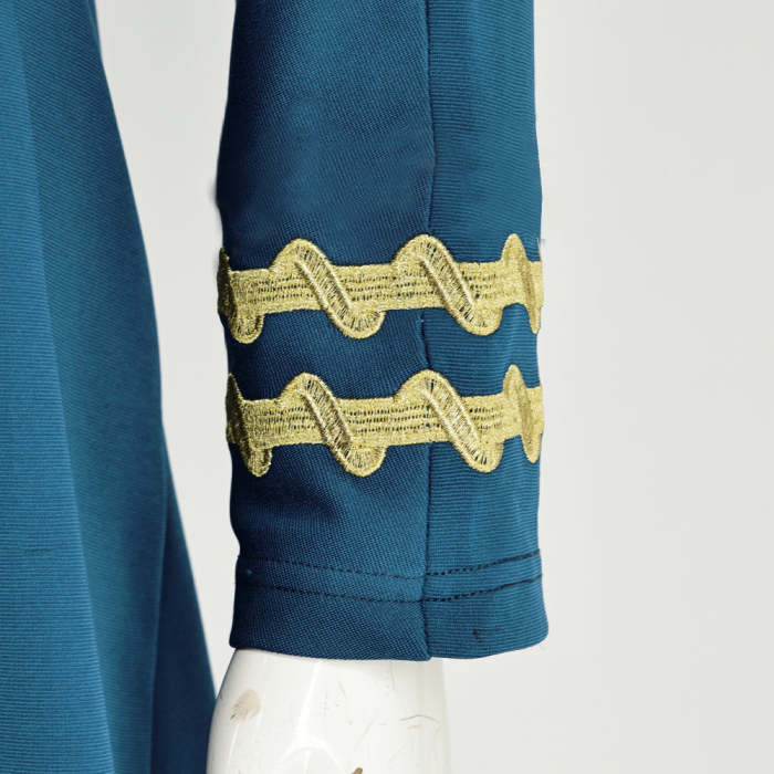 Star Trek Tos Female Duty Uniforms The Original Series Blue Gold Red Dress Costume