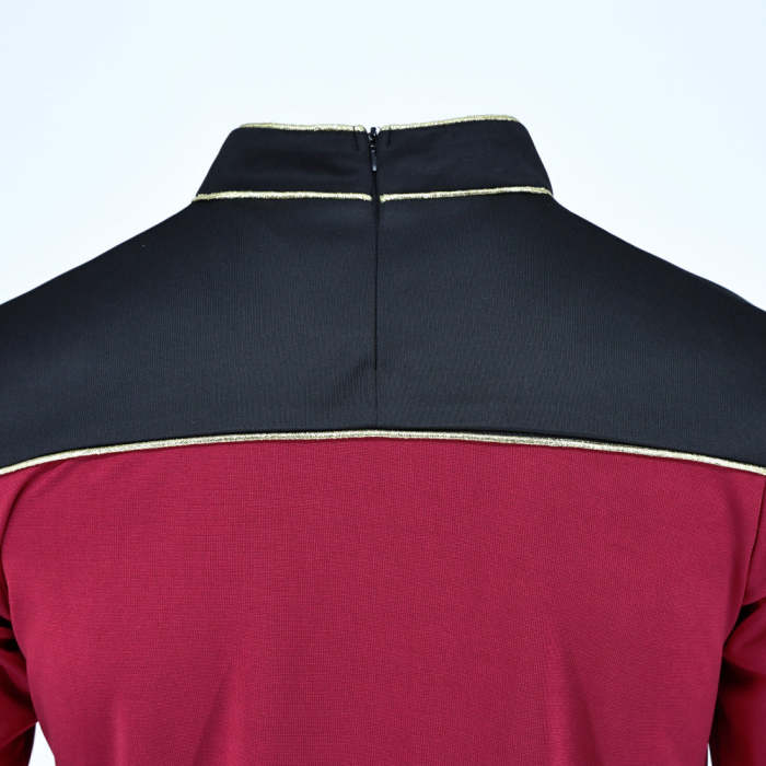 Star Trek The Next Generation Flag Officer Uniform Tng Admiral Red Shirt Starfleet Costume