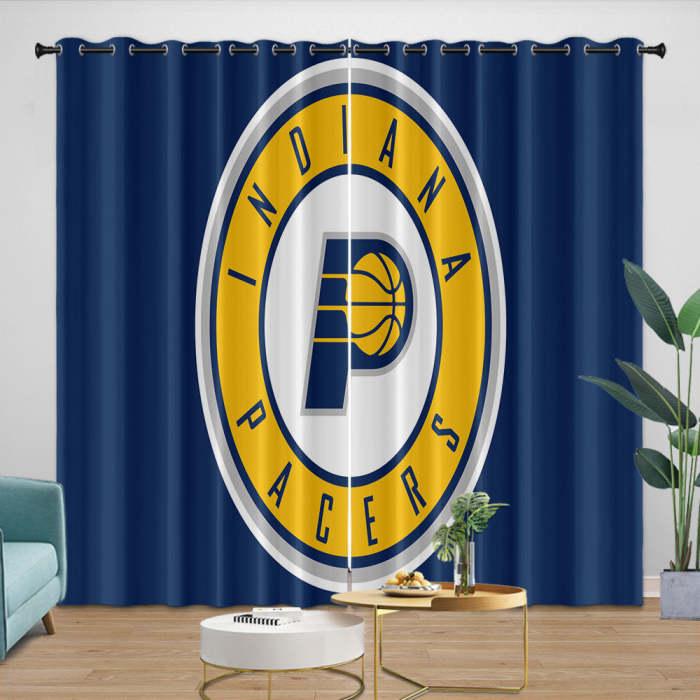 Indiana Pacers Curtains Blackout Window Drapes Room Decoration