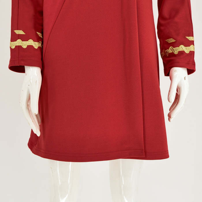 Star Trek Tos Female Duty Uniforms The Original Series Blue Gold Red Dress Costume