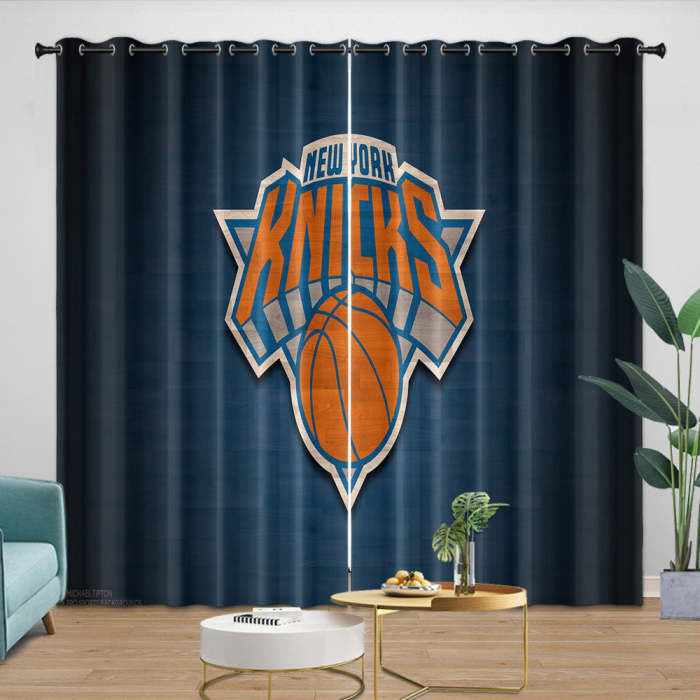 York Knicks Curtains Blackout Window Drapes Room Decoration