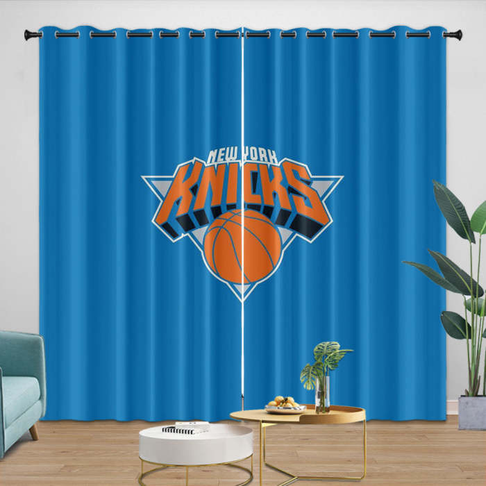 York Knicks Curtains Blackout Window Drapes Room Decoration