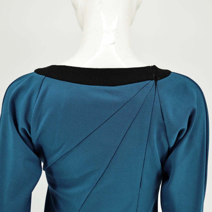 Star Trek Tos Female Duty Uniforms The Original Series Blue Gold Red Dress Costume