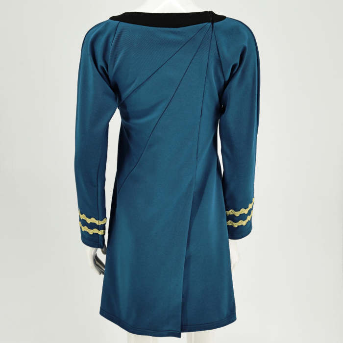 Star Trek Tos Female Duty Uniforms The Original Series Blue Gold Red Dress Costume