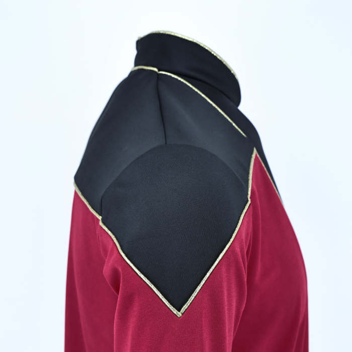 Star Trek The Next Generation Flag Officer Uniform Tng Admiral Red Shirt Starfleet Costume