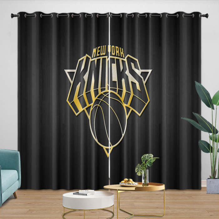 York Knicks Curtains Blackout Window Drapes Room Decoration