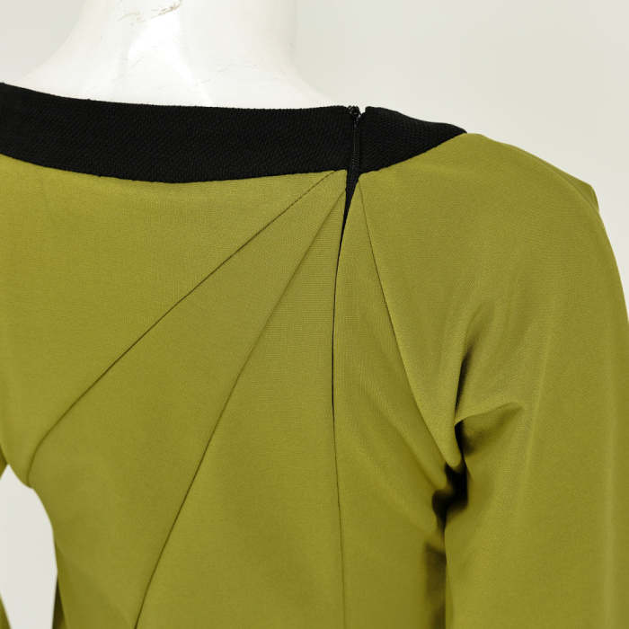 Star Trek Tos Female Duty Uniforms The Original Series Blue Gold Red Dress Costume