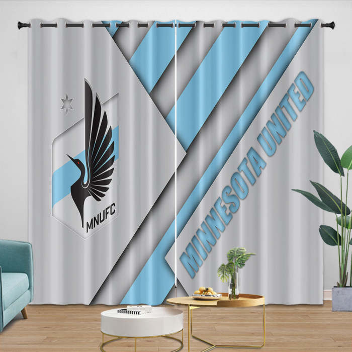 Minnesota United Fc Curtains Blackout Window Drapes Room Decoration
