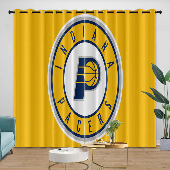 Indiana Pacers Curtains Blackout Window Drapes Room Decoration