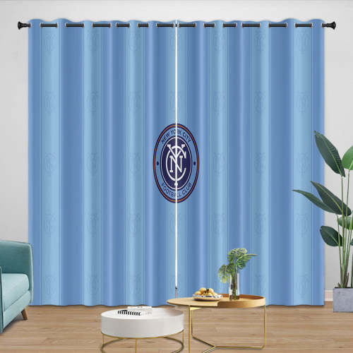 York City Fc Curtains Blackout Window Drapes Room Decoration