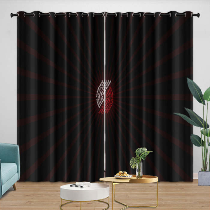 Portland Trail Blazers Curtains Blackout Window Drapes Room Decoration