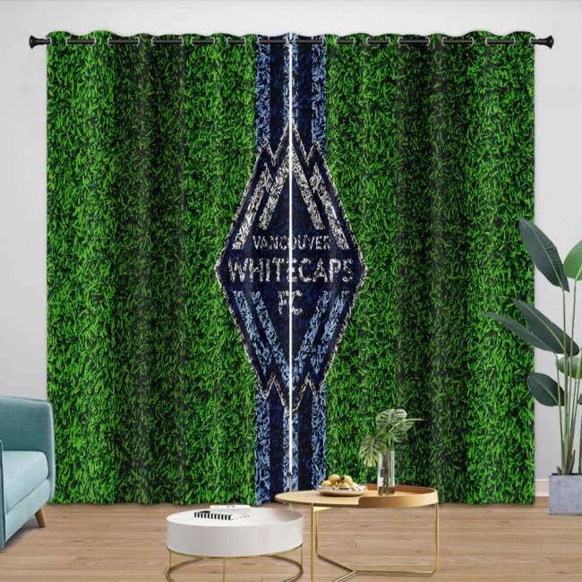 Vancouver Whitecaps Fc Curtains Blackout Window Drapes Room Decoration