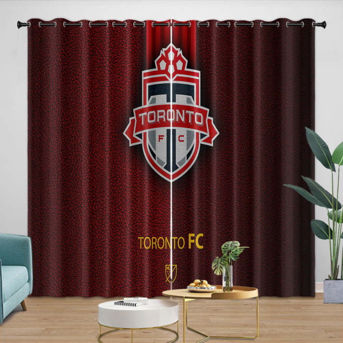 Toronto Fc Curtains Blackout Window Drapes Room Decoration