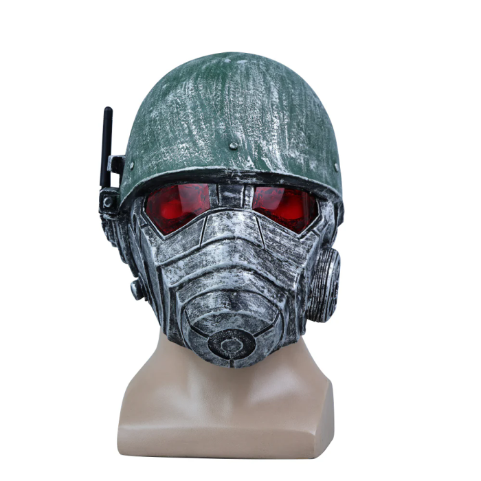 Fallout 4 Ncr Veteran Ranger Cosplay Latex Helmet Halloween Props