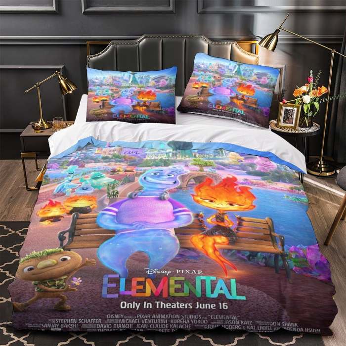 Elemental Bedding Set Pattern Quilt Cover Without Filler