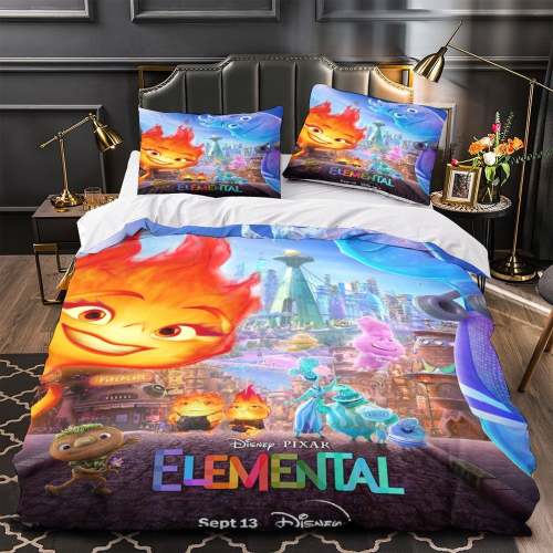 Elemental Bedding Set Pattern Quilt Cover Without Filler