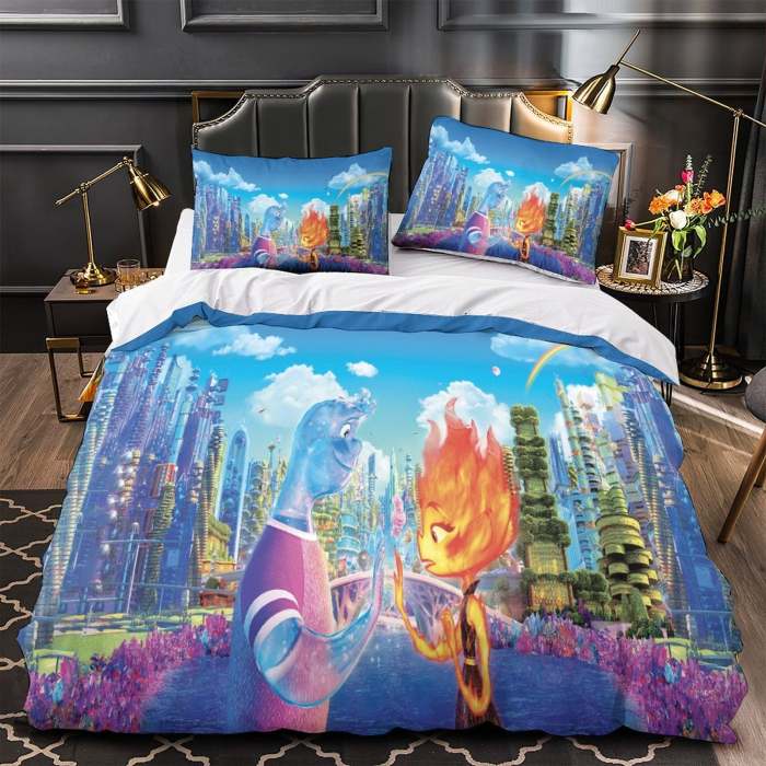 Elemental Bedding Set Pattern Quilt Cover Without Filler