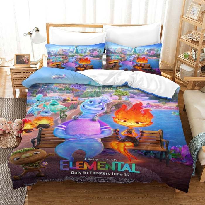 Elemental Bedding Set Pattern Quilt Cover Without Filler