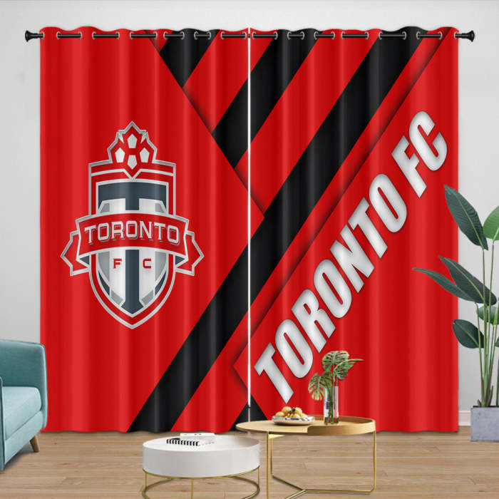 Toronto Fc Curtains Blackout Window Drapes Room Decoration