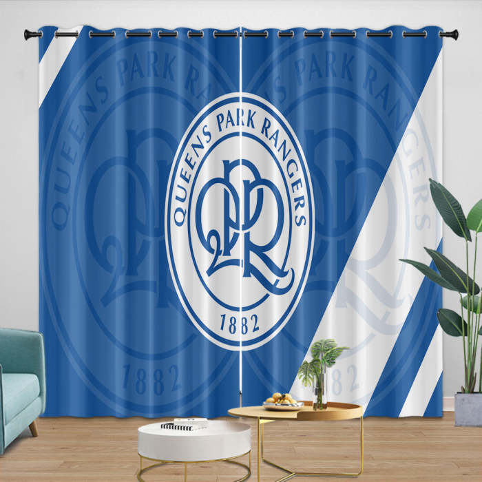 Queen Park Rangers Curtains Blackout Window Drapes Room Decoration