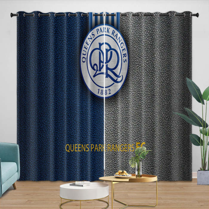 Queen Park Rangers Curtains Blackout Window Drapes Room Decoration