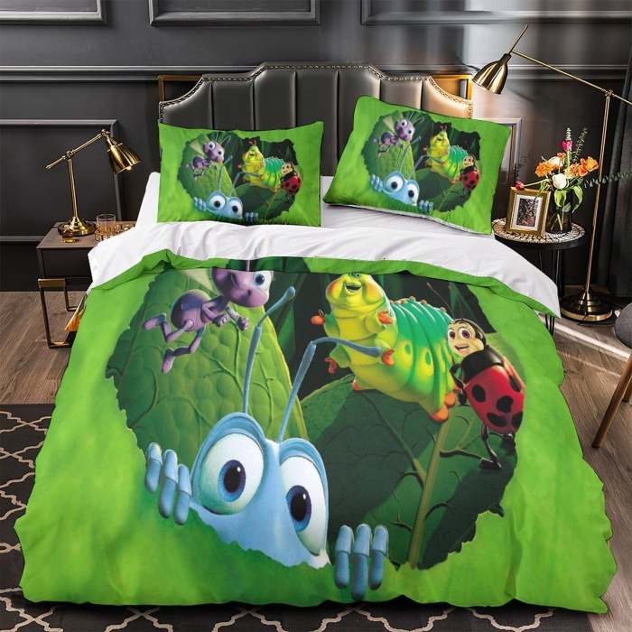 A Bug'S Life Bedding Set Pattern Quilt Cover Without Filler