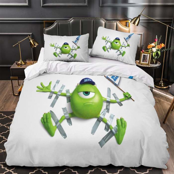 Monsters University Bedding Set Pattern Quilt Cover Without Filler
