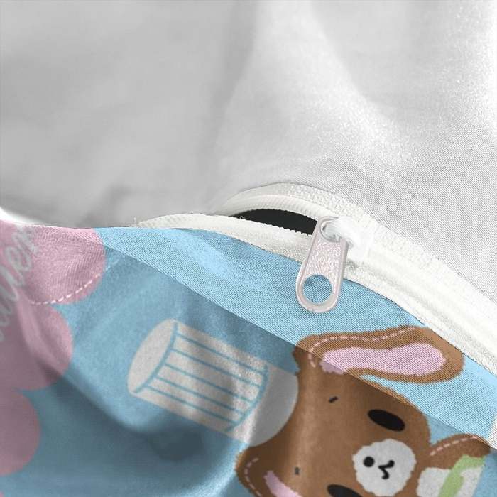 Sugarbunnies Bedding Set Pattern Quilt Cover Without Filler