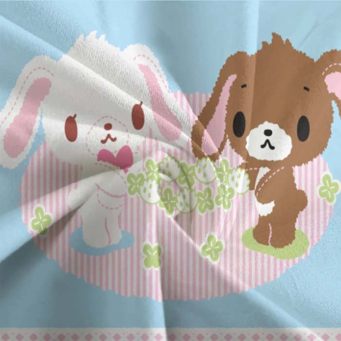 Sugarbunnies Bedding Set Pattern Quilt Cover Without Filler