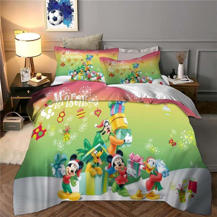 Mickey Mouse Bedding Set Pattern Quilt Cover Without Filler