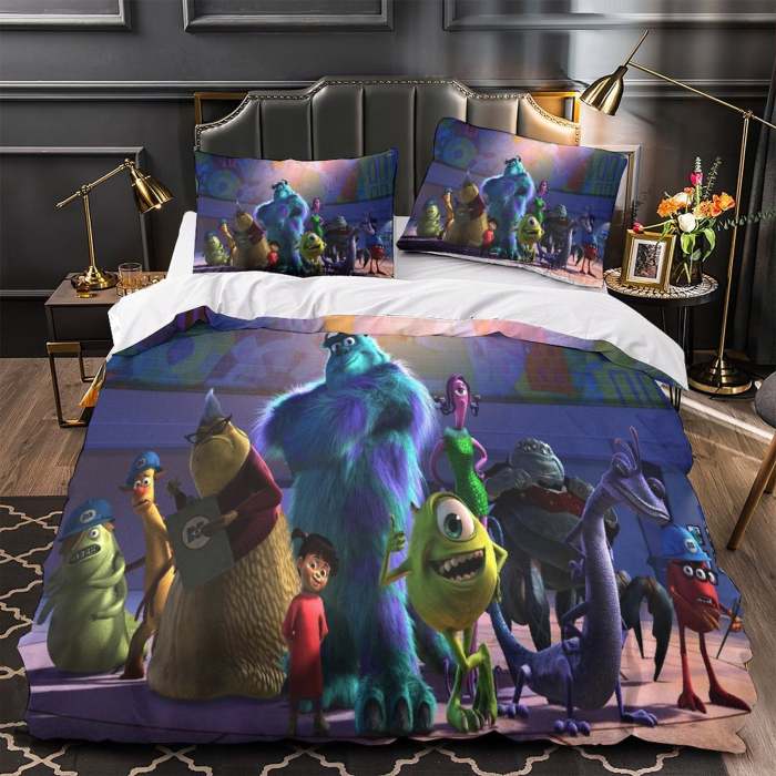 Monsters University Bedding Set Pattern Quilt Cover Without Filler