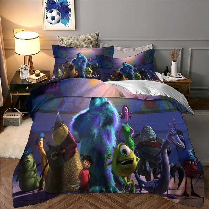 Monsters University Bedding Set Pattern Quilt Cover Without Filler