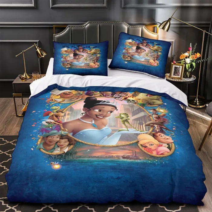 The Princess And The Frog Bedding Set Pattern Quilt Cover Without Filler