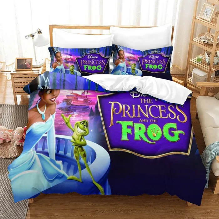 The Princess And The Frog Bedding Set Pattern Quilt Cover Without Filler