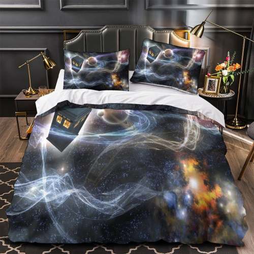 Doctor Who Bedding Set Pattern Quilt Cover Without Filler