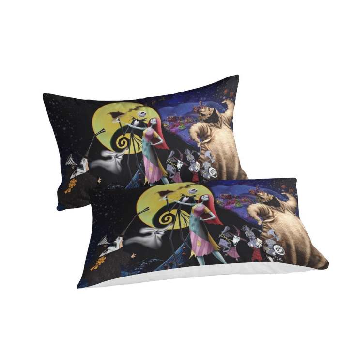 The Nightmare Before Christmas Bedding Set Pattern Quilt Cover Without Filler