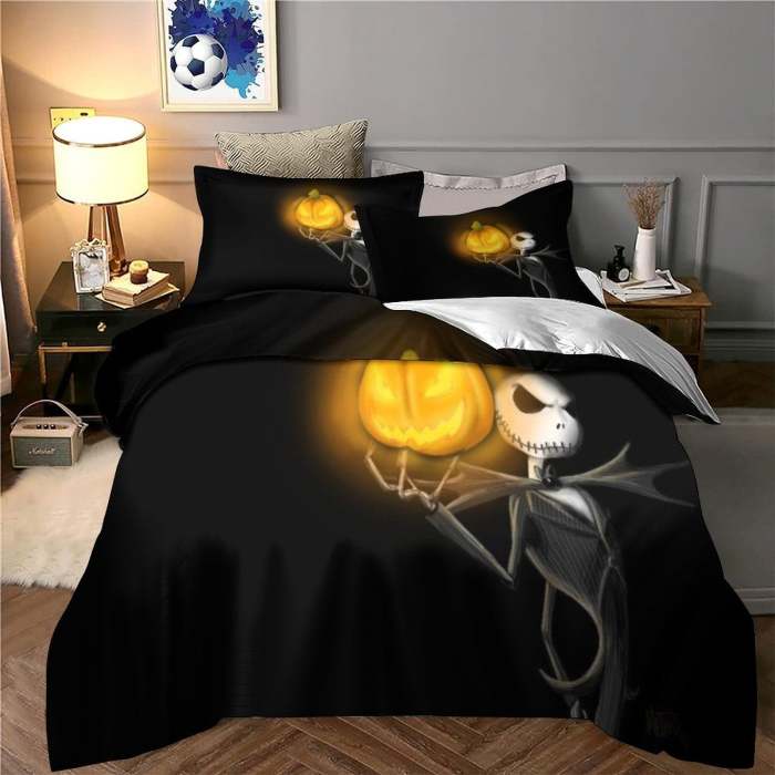 The Nightmare Before Christmas Bedding Set Quilt Cover Without Filler