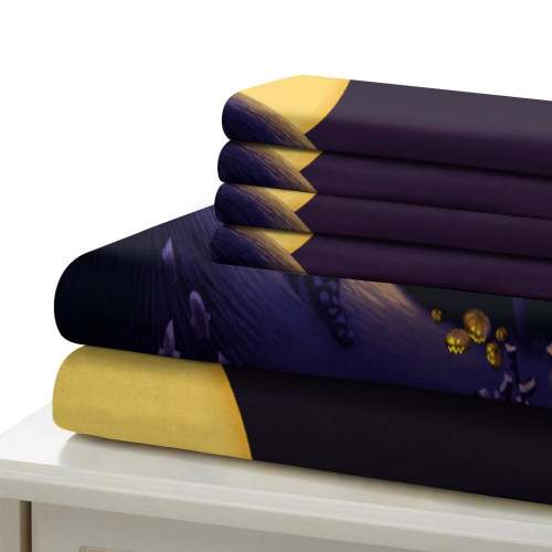 The Nightmare Before Christmas Bedding Set Pattern Quilt Cover Without Filler