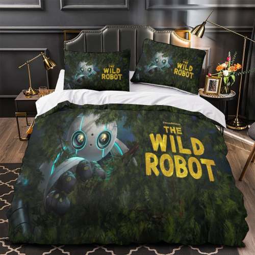 The Wild Robot Bedding Set Pattern Quilt Cover Without Filler