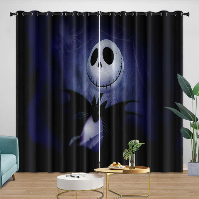 The Nightmare Before Christmas Curtains Blackout Window Drapes Room Decoration