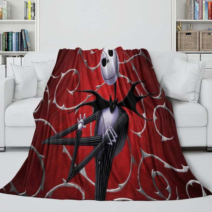 The Nightmare Before Christmas Blanket Flannel Fleece Throw Room Decoration