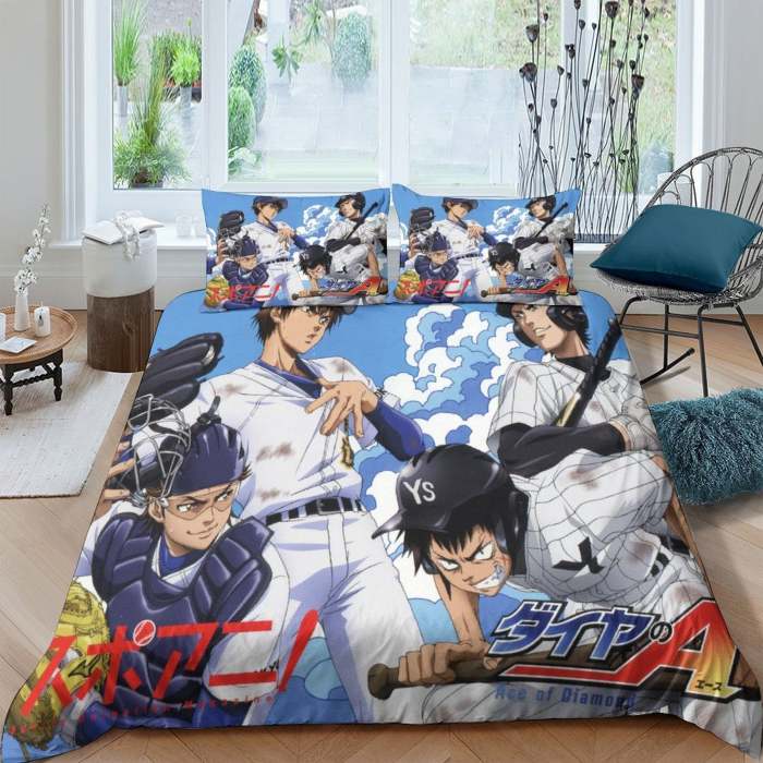 Ace Of Diamond Bedding Set Duvet Cover Without Filler