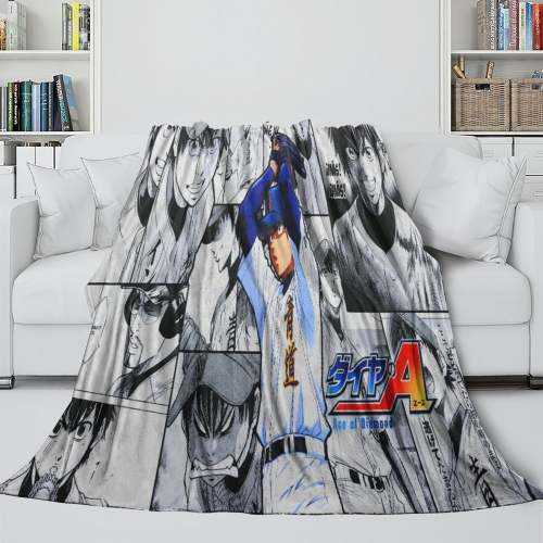 Ace Of Diamond Blanket Flannel Fleece Throw Room Decoration