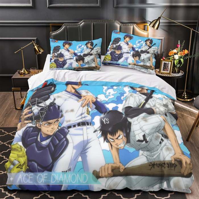 Ace Of Diamond Bedding Set Duvet Cover Without Filler