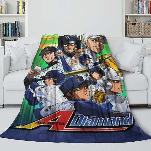 Ace Of Diamond Blanket Flannel Fleece Throw Room Decoration